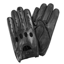 Isotoner signature men&#39;s smooth leather driving gloves Black - $44.00