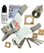 Stained Glass Cutters Tools Glass Drill Bits and Hole Saw for Glass Bott... - £63.44 GBP