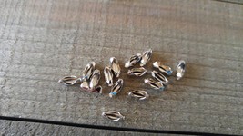 25 Ball Chain Connectors Bead Chain Links 8mm Silver Chain Connectors Brass - $2.82