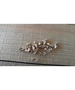 25 Ball Chain Connectors Bead Chain Links 8mm Silver Chain Connectors Brass - $3.86 CAD