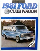 1981	Ford Club Wagon Advertising Dealer Brochure	4524 - £5.85 GBP