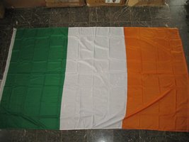 5X8 Ft Ireland Irish Flag Rough Knitted 5&#39;X8&#39; Banner - £31.87 GBP