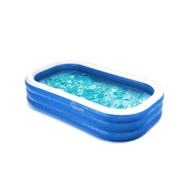 Inflatable Swimming Pool, 92&#39;&#39; X 56&#39;&#39; X 20&#39;&#39; Family Blow Up Swim Pools, ... - £103.26 GBP