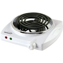 Brentwood Electric 1000W Single Lightweight Burner (White) - $49.49