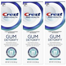 Crest Pro-Health Gum Detoxify Toothpaste, Deep Clean, 3.7 oz Pack of 3 Exp 2026 - £21.79 GBP