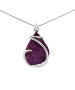 Stones Desire Stichtite Pendant Necklace (22&quot;) Purple - $160.55
