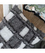 SOGA 2X 45cm Luxurious Faux Fur Checkered Pillow Covers for Sofa, Bed, a... - €57,56 EUR