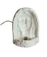 Mother Mary Virgin Watching Illuminated Lamp Night Light - £17.83 GBP