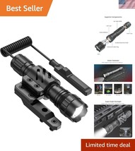 Versatile 1200 Lumens LED Flashlight Set with Offset Mount &amp; Pressure Sw... - $980.80 MXN