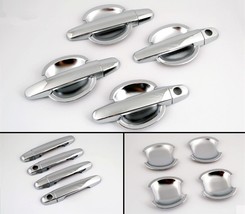 FUNDUOO Chrome Car Door Handle Cover + Cup Bowl combo For  Yaris Vios 2006 2007  - £45.08 GBP