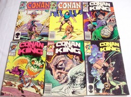6 Conan Marvel Comic Lot Conan #64, #194 Conan the King #24, #40, #46, #... - £7.07 GBP