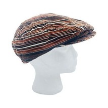 Color Striped Newsboy Hat - £19.91 GBP