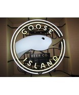 New Goose Island Beer Bar Neon Light Sign 20&quot;x16&quot;   - £121.17 GBP
