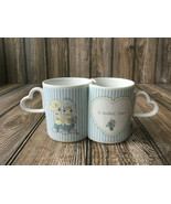 Vintage 1987 Precious Moments &quot;A Prefect Team Coffee Mug Set - $262.46 MXN