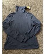 Nike Women&#39;s Therma-FIT Element Swift Turtleneck Running Top Hip Pocket ... - $629.74 MXN