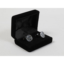 Men's Fashion Cufflinks By J.Valintin Silver/Gold Plated and Stones JVC-5 image 3