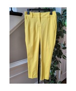 LOFT Skinny Ankle Pants Women&#39;s Size 4 Yellow Modern Fit Stretchy Trousers - $1,007.84 MXN