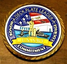 US Blu Navy Moneta di Sfida - Deck Piastra Leader Proposto Da Schm Gesù ... - $8.13