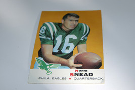 Vintage 1969 Topps #85 Norm Snead Football Card Eagles Philadelphia - £2.35 GBP