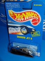 Hot Wheels Early 1990s Blue Card #246 Shadow Jet II Chrome w/ UHs - £3.09 GBP