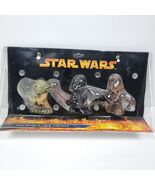 Official Fan Club Star Wars Mini Bobblehead Yoda Darth Vader Chewbacca F... - $3,090.74 MXN