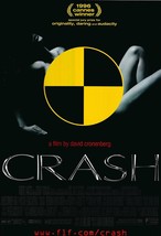 Crash original 1996 vintage one sheet movie poster - $229.00