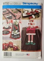 Simplicity 8032 OS One Size Christmas Entertaining Accessories - $7.91