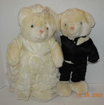 13&quot; Bride and Groom Bear Plush Set - £27.91 GBP