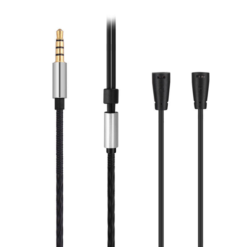 NEW!! OCC Nylon Audio Cable For Sennheiser IE80 IE80S IE8i IE8 Headphones