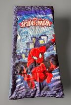 Marvel Spider-Man Super Hero Kids Sleeping Bag Camping Camp Sleep Blanke... - $18.99