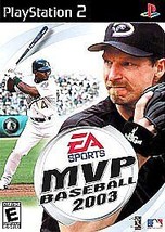 MVP Baseball 2003 (Sony PlayStation 2, 2003) Black Label With Manual - £2.11 GBP