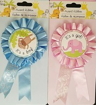 Baby Shower Award Ribbons, Select: Boy or Girl - £2.74 GBP