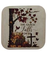  Handmade Glossy Christian Magnet – “His Grace Falls on Us” – Fall Harvest  - $6.62 CAD