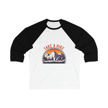 Unisex 3/4 Sleeve Baseball Tee: Retro \&quot;Take a Hike\&quot; Graphic, Sunset &amp; ... - £26.67 GBP+