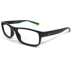 Nike Eyeglasses Frames LIVE FREE 7090 010 Black Green Rectangular 50-17-140 - £40.46 GBP