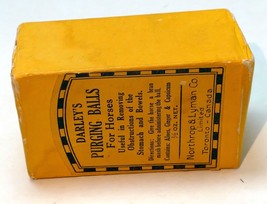 Darley&#39;s Purging Balls for HORSES 1880&#39;s Northrop &amp; Lyman Toronto Canada - €32,18 EUR