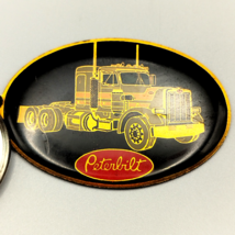 Peterbilt Vintage Brass Keychain Vintage Key Ring Fob Trucker Truck Semi... - $44.95