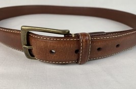 Polo Ralph Lauren Belt Mens Brown Leather 40/100  #1326 - £23.97 GBP
