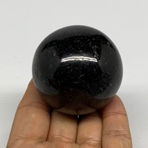 229.8g,2&quot;(51mm), Natural Black Tourmaline Sphere Ball Gemstone @Brazil,B27299 - £22.06 GBP