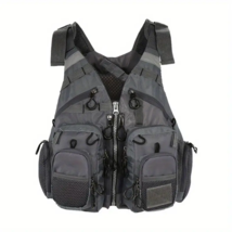 Adjustable Multi-Pocket Fishing Buoyancy Vest - £45.60 GBP