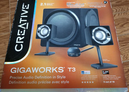 Creative GigaWorks T3 2.1 Multimedia Surround Sound $249 Retail !!! - £162.38 GBP