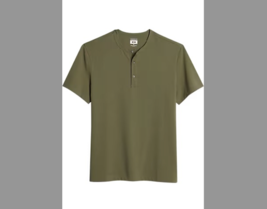 Joseph Abboud Modern Fit Henley - colour:Olive. size:S - £24.45 GBP