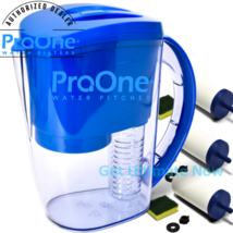 Propur Water Filter Pitcher with 3 ProOne G2.0M Filter Elements - £124.22 GBP