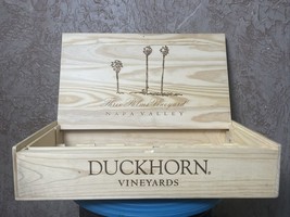 2011 Duckhorn Vineyards Three Palms Wine Crate Box Empty Great Condition - £65.47 GBP