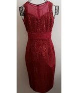 Enfocus Studio ~ Women&#39;s Size 6 ~ Burgundy/Dark Red ~ Sleeveless Dress - $35.80 CAD