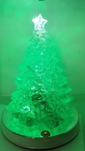 Working LED Lighted Color Changing Musical Tree Holiday Christmas Decoration - £20.25 GBP