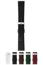 Morellato Fuji Recycled Fruit Fiber Watch Strap - White - 16mm - Chrome-... - £24.76 GBP