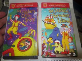 The Wacky Adventures of Ronald McDonald Visitors Outer Space VHS Grimace Island - £7.55 GBP