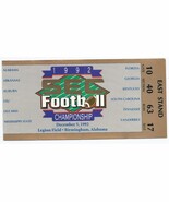1992 SEC Championship Game ticket stub Florida Alabama - $6,440.06 MXN