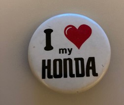 I Love My Honda Car Button Pin - £15.63 GBP